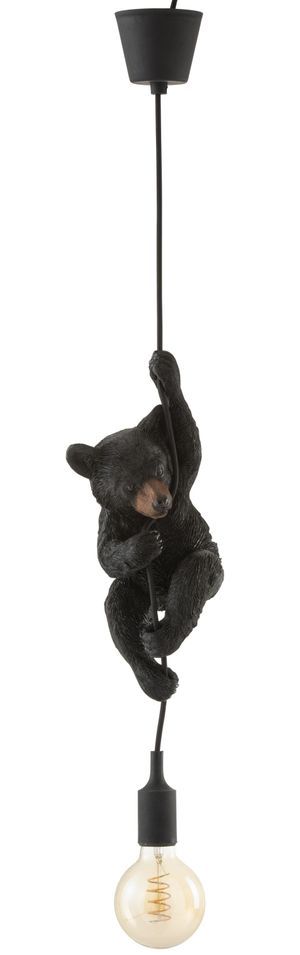 Lampe suspension ours marron foncé H 92 cm - Photo n°1