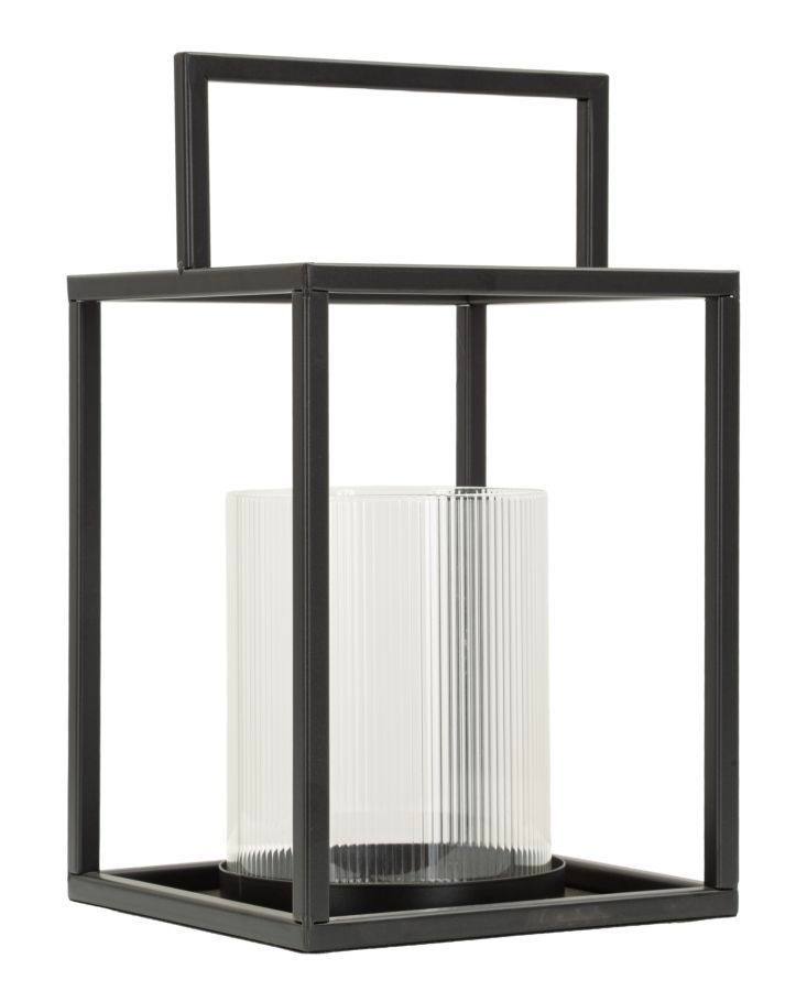 Lanterne simplement ouverte cm ø 18x31 (verre trempé) - Photo n°1