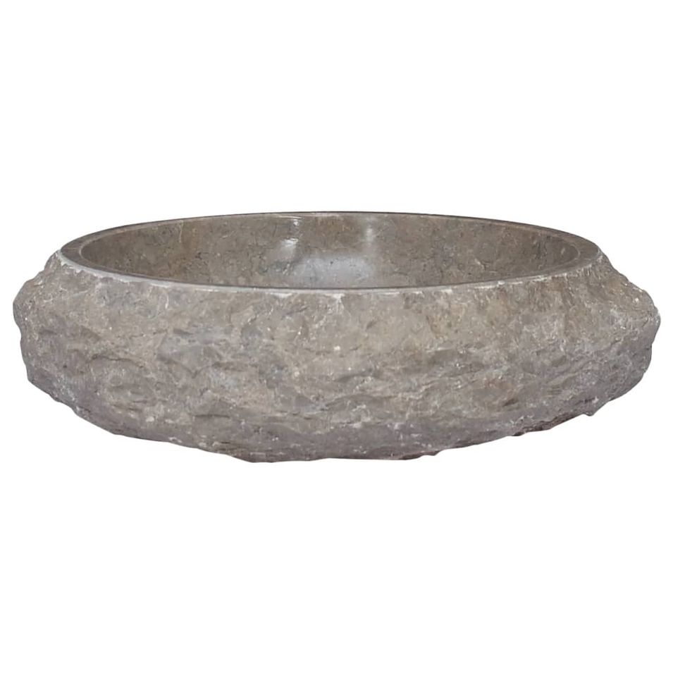 Lavabo Gris Ø40x12 cm Marbre 2 - Photo n°1