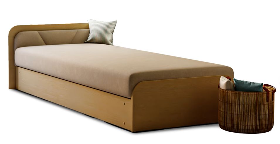 Lit 1 place avec coffre de rangement Parko – Confort et Praticité - Photo n°1