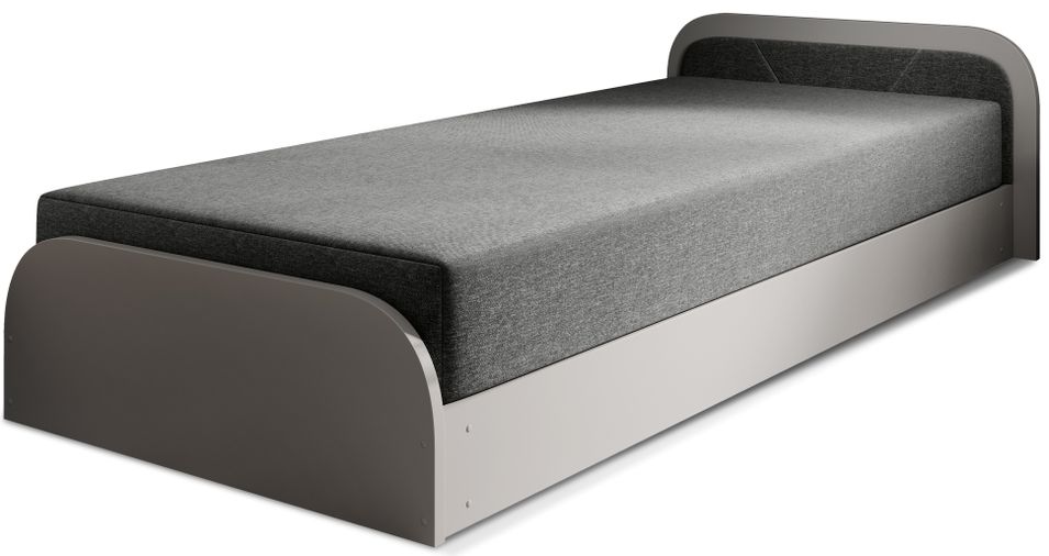 Lit 1 place avec coffre de rangement Parko – Confort et Praticité - Photo n°1