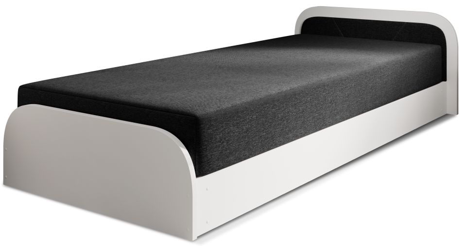 Lit 1 place avec coffre de rangement Parko – Confort et Praticité - Photo n°1