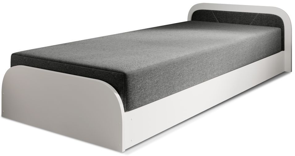 Lit 1 place avec coffre de rangement Parko – Confort et Praticité - Photo n°1