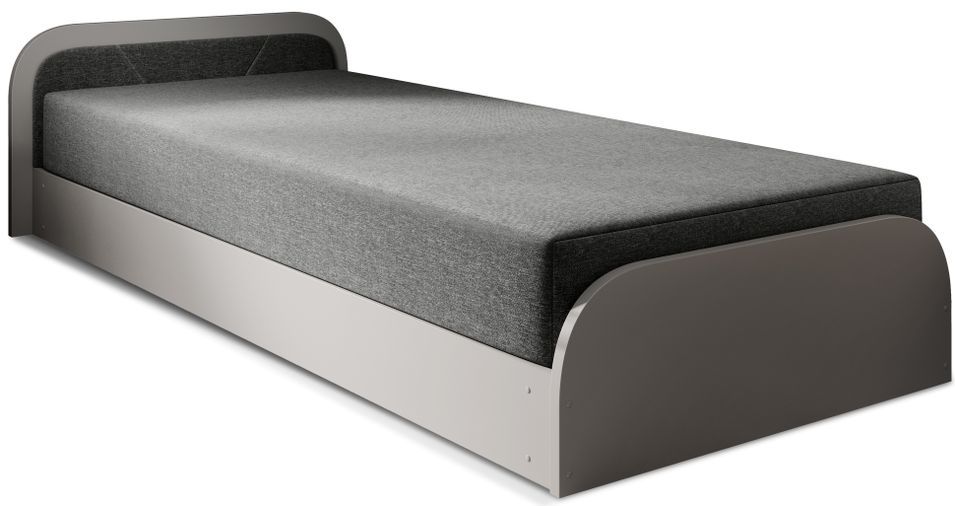 Lit 1 place avec coffre de rangement Parko – Confort et Praticité - Photo n°1