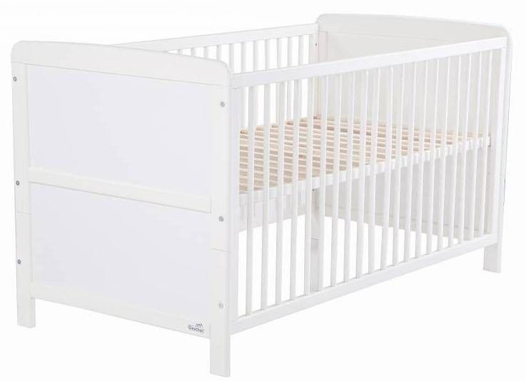 Lit à barreaux évolutif blanc Pascal 70 - Photo n°1