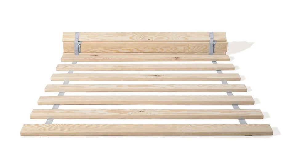 Lit adulte 160x200 cm en bois de chêne massif Kundy - Photo n°4