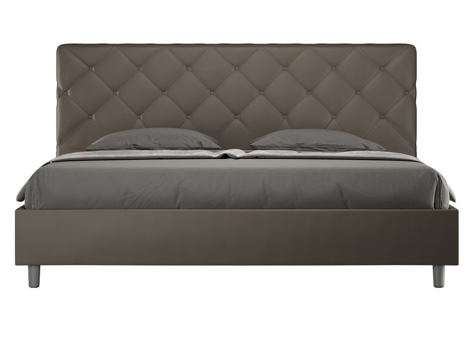 Lit adulte matelassé PARYSE – Design italien raffiné - Photo n°1