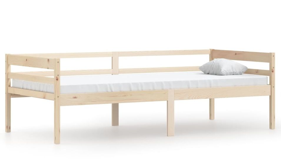 Lit banquette Bois de pin massif 90x200 cm - Photo n°1