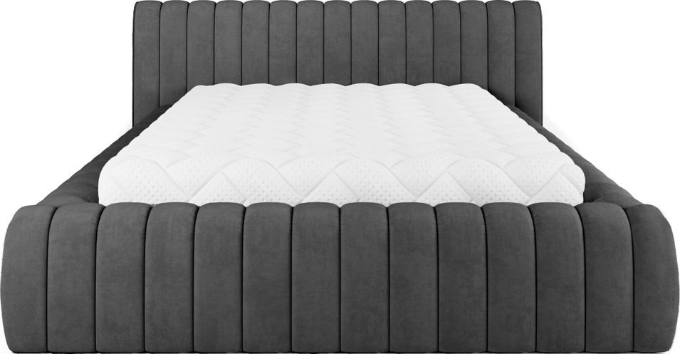 Lit coffre Madera prestige – Revêtement tissu tapissé - Photo n°1