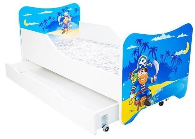 Lit enfant à tiroir pirate 80x160 - Photo n°1