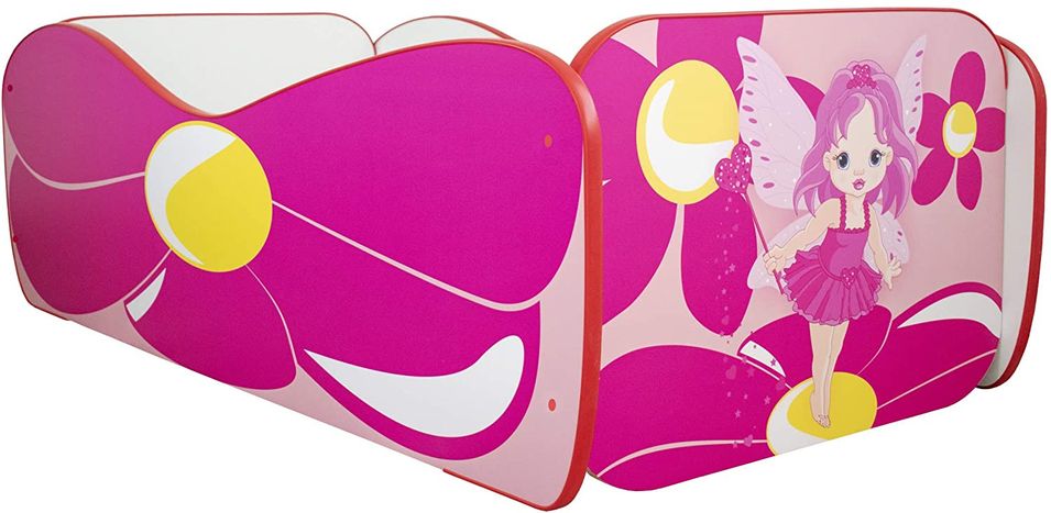 Lit enfant avec matelas Fleurs papillon 70x140 cm - Photo n°1