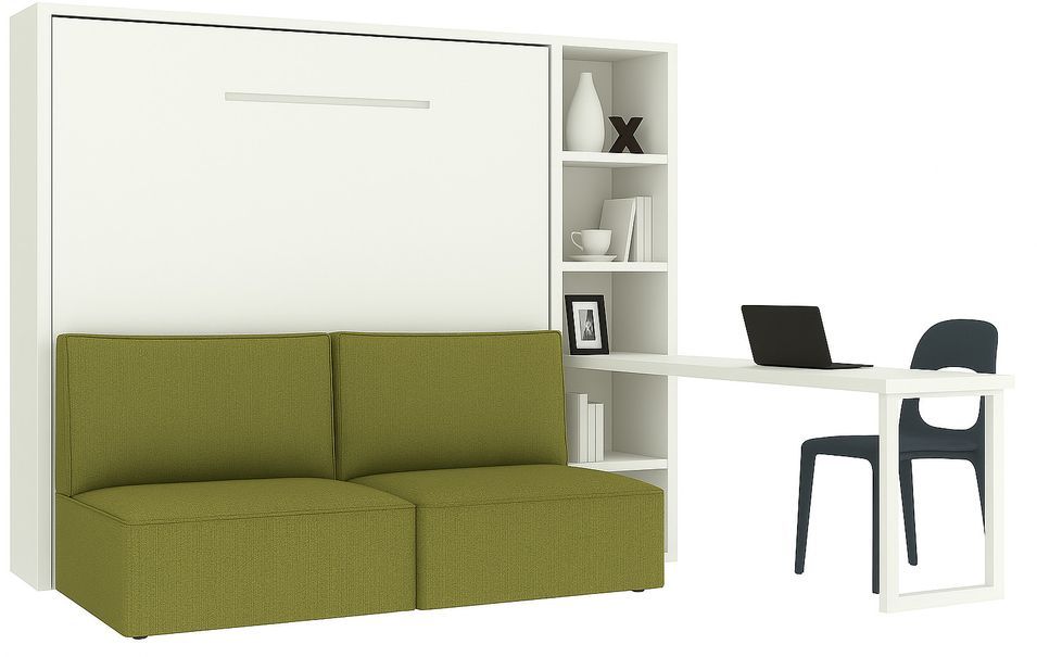 Lit escamotable horizontal avec banquette LOGIA - Photo n°1