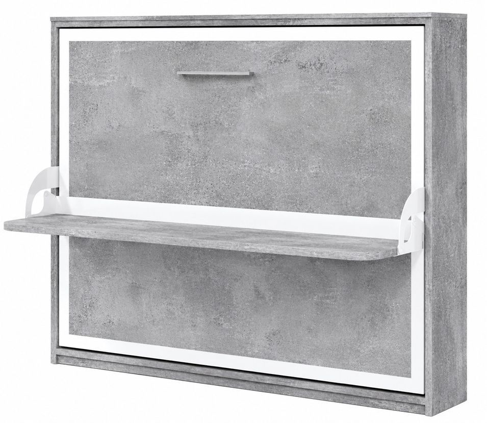 Lit escamotable horizontal avec bureau BONA - Ouverture automatique assistée - Version renforcée - Photo n°1