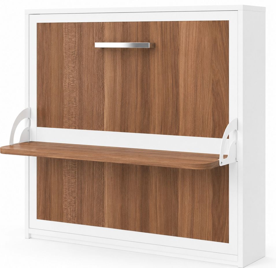 Lit escamotable horizontal avec bureau BONA - Ouverture automatique assistée - Version renforcée - Photo n°1