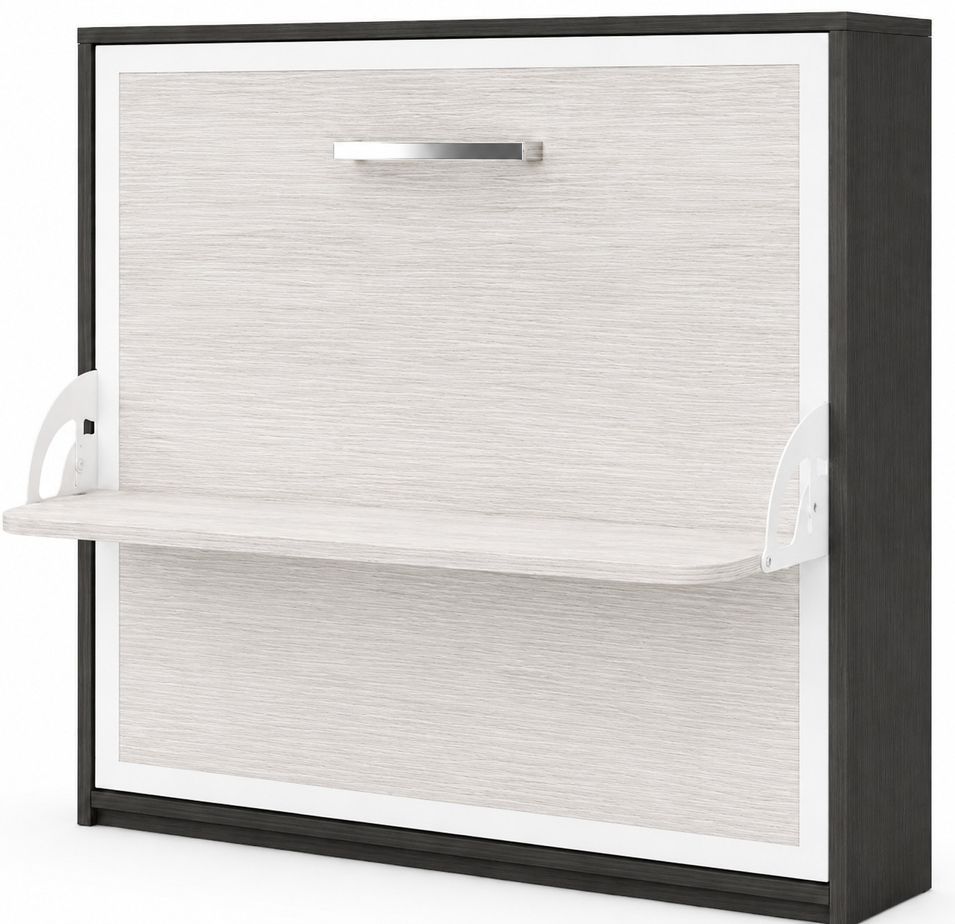 Lit escamotable horizontal avec bureau BONA - Ouverture automatique assistée - Version renforcée - Photo n°1