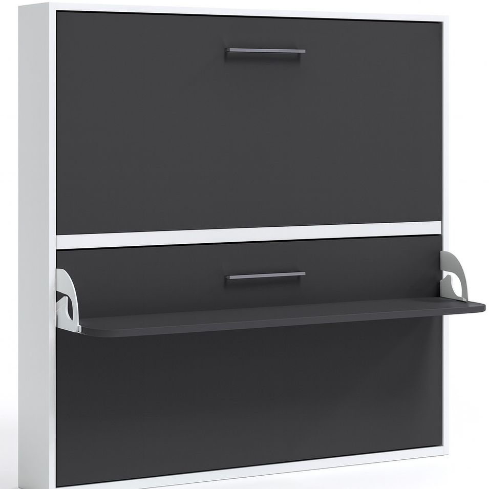 Lit escamotable horizontal superposé 90x190 STUDIO - Photo n°1