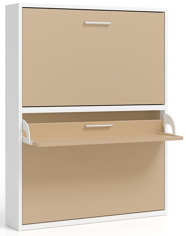 Lit escamotable horizontal superposé 90x190 STUDIO - Photo n°1