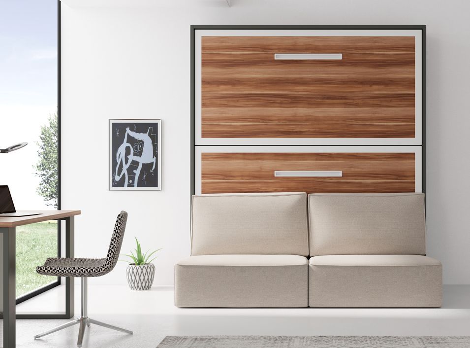 Lit escamotable superposé 90x200 Ivano - Photo n°1