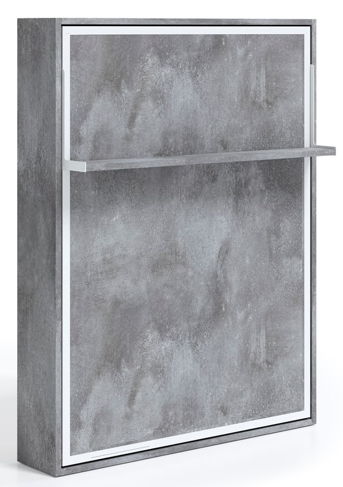 Lit escamotable vertical 90x200 cm avec étagère Habitat - Photo n°1