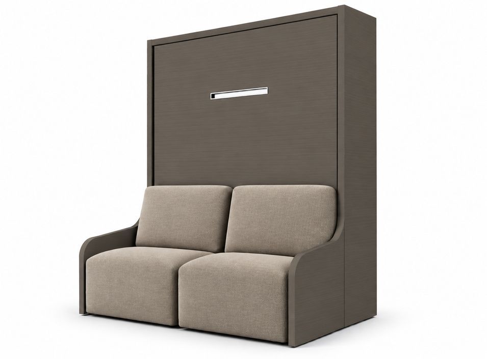Lit escamotable vertical autoporteur avec banquette KOZZA Premium – Haut de gamme – Usage intensif - Photo n°1