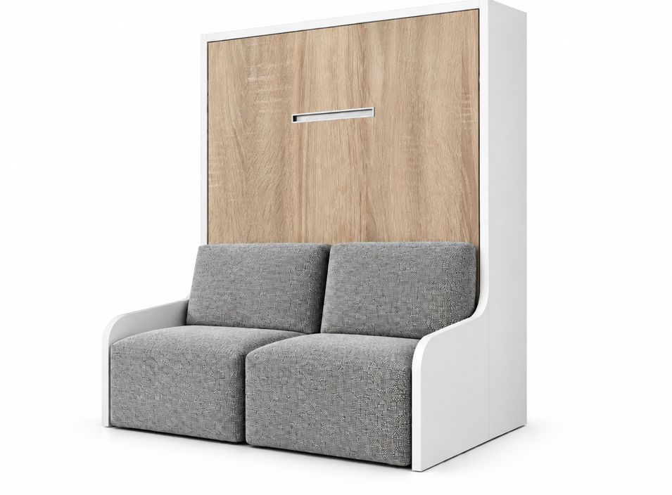 Lit escamotable vertical autoporteur avec banquette KOZZA Premium – Haut de gamme – Usage intensif - Photo n°1
