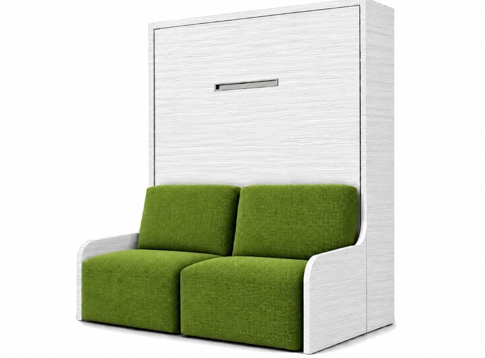 Lit escamotable vertical autoporteur avec banquette KOZZA Premium – Haut de gamme – Usage intensif - Photo n°1