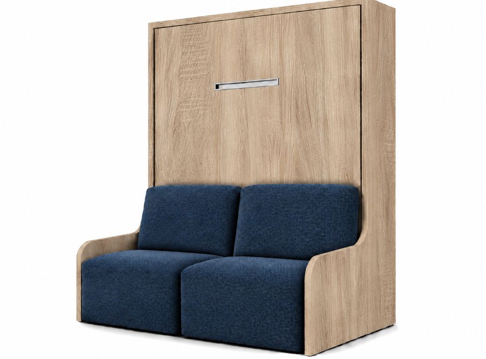 Lit escamotable vertical autoporteur avec banquette KOZZA Premium – Haut de gamme – Usage intensif - Photo n°1