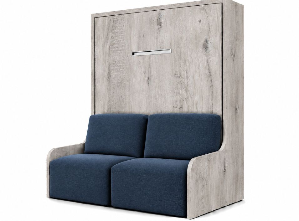 Lit escamotable vertical autoporteur avec banquette KOZZA Premium – Haut de gamme – Usage intensif - Photo n°1