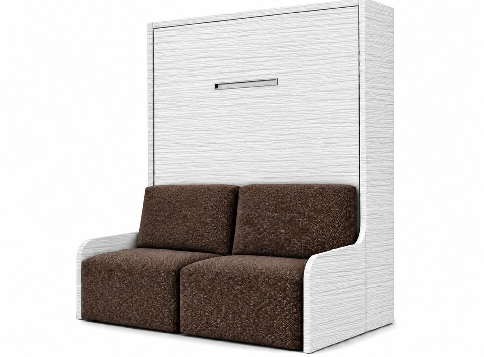 Lit escamotable vertical autoporteur avec banquette KOZZA Premium – Haut de gamme – Usage intensif - Photo n°1