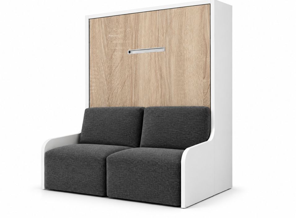 Lit escamotable vertical autoporteur avec banquette KOZZA Premium – Haut de gamme – Usage intensif - Photo n°1