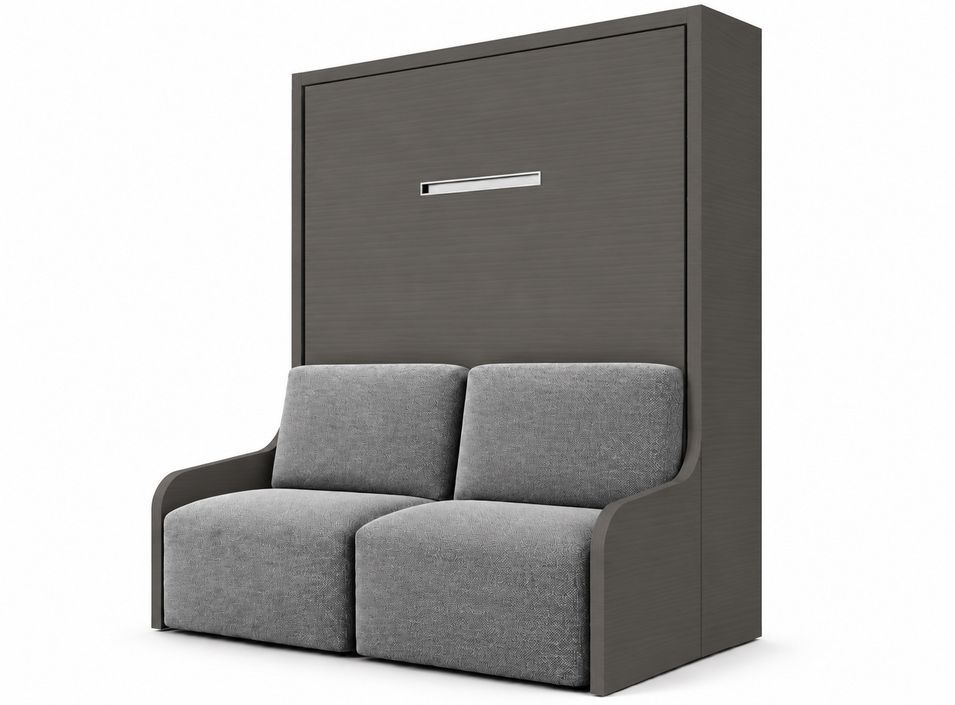 Lit escamotable vertical autoporteur avec banquette KOZZA – Sans fixation murale - Photo n°1