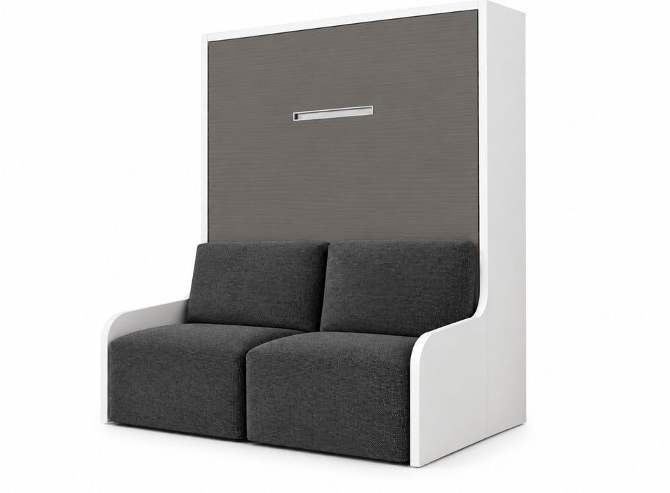 Lit escamotable vertical autoporteur avec banquette KOZZA – Sans fixation murale - Photo n°1