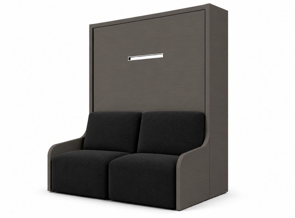 Lit escamotable vertical autoporteur avec banquette KOZZA – Sans fixation murale - Photo n°1