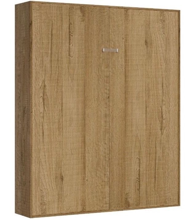 Lit escamotable vertical bois clair kanto 160x190 cm - Photo n°1