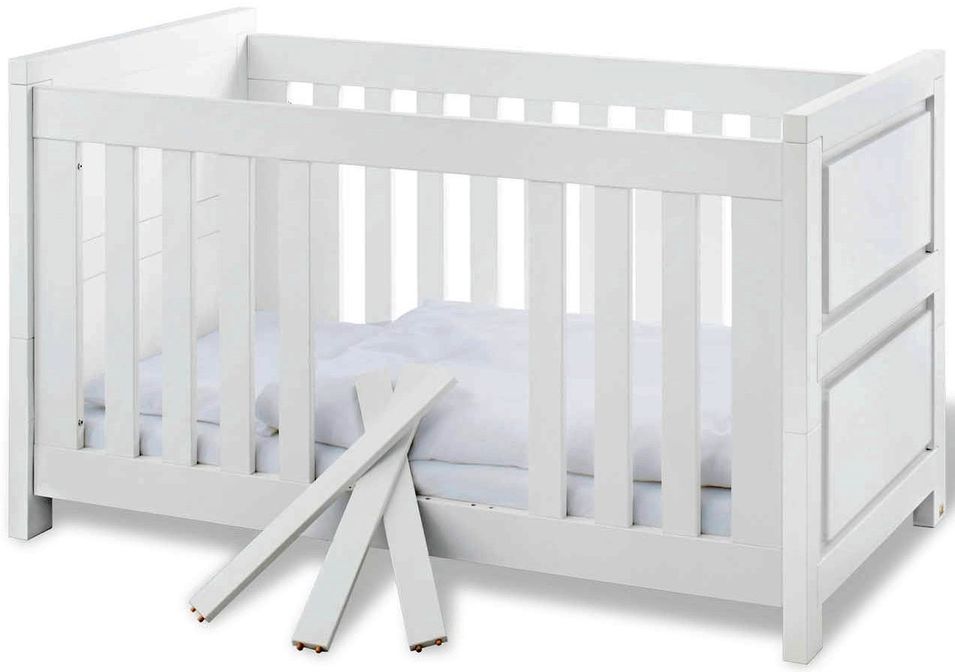 Lit évolutif blanc Milk - Photo n°1