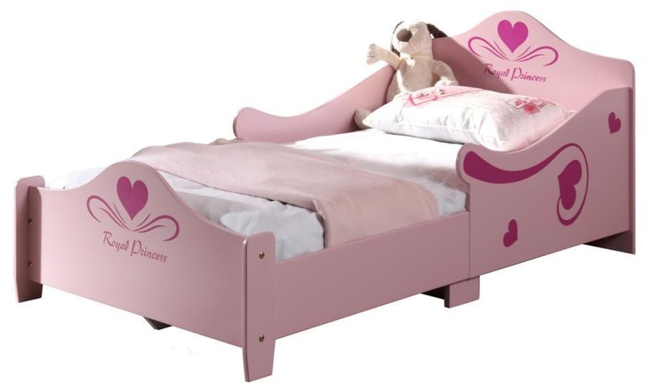 Lit junior rose Princesse 70 - Photo n°1