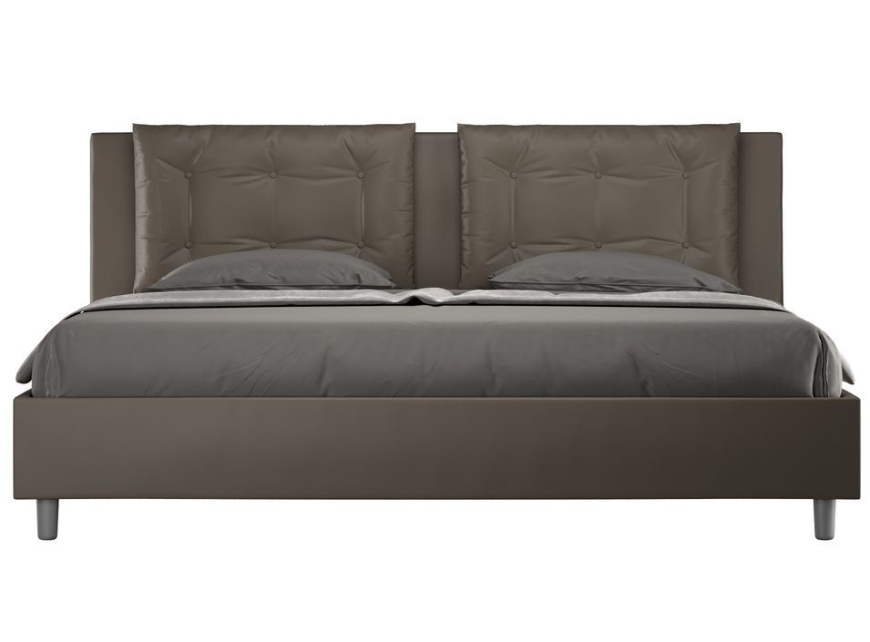 Lit king size italien simili cuir Andry - Photo n°1