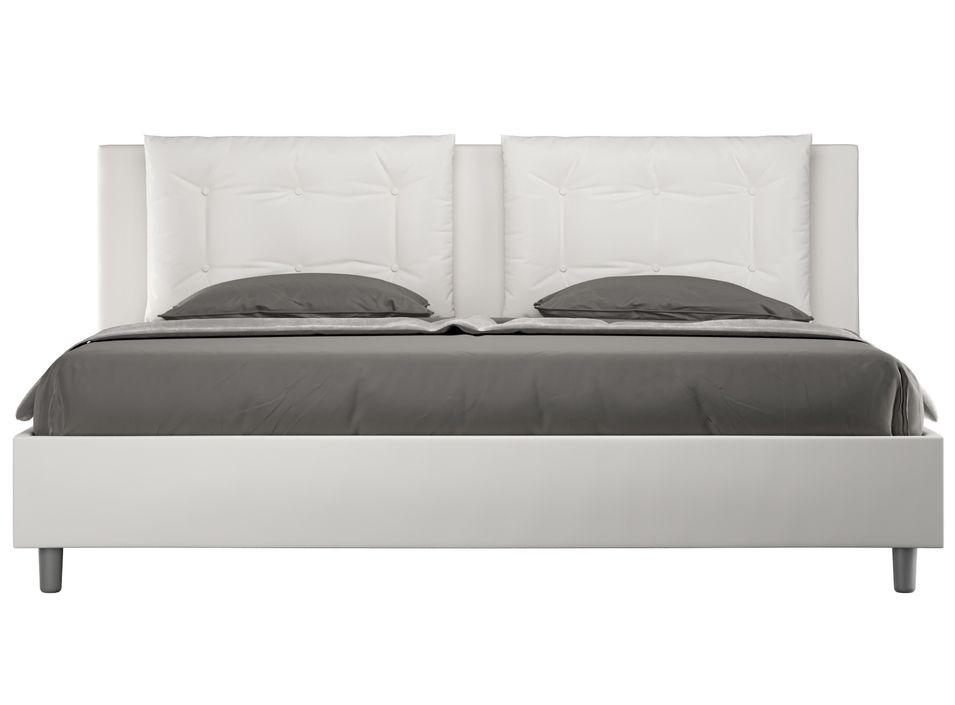 Lit king size italien simili cuir Andry - Photo n°1