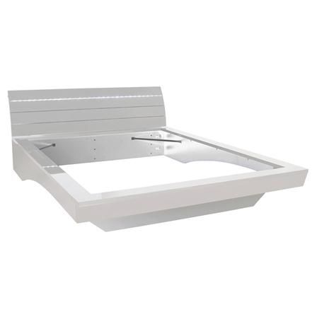 Lit laque blanc éclairage Led Arco 36 - Photo n°1