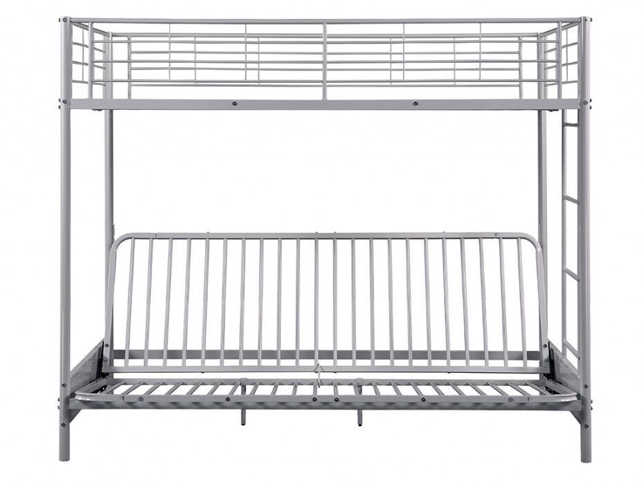 Lit mezzanine avec banquette métal 90x190 ou 140x190 cm Mezzaclic - Photo n°1