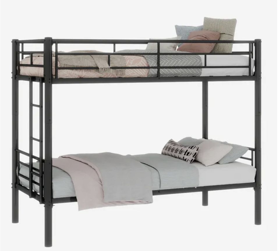 Lit superposé 90x190 cm métal VADIR - 2 lits séparables - Photo n°1