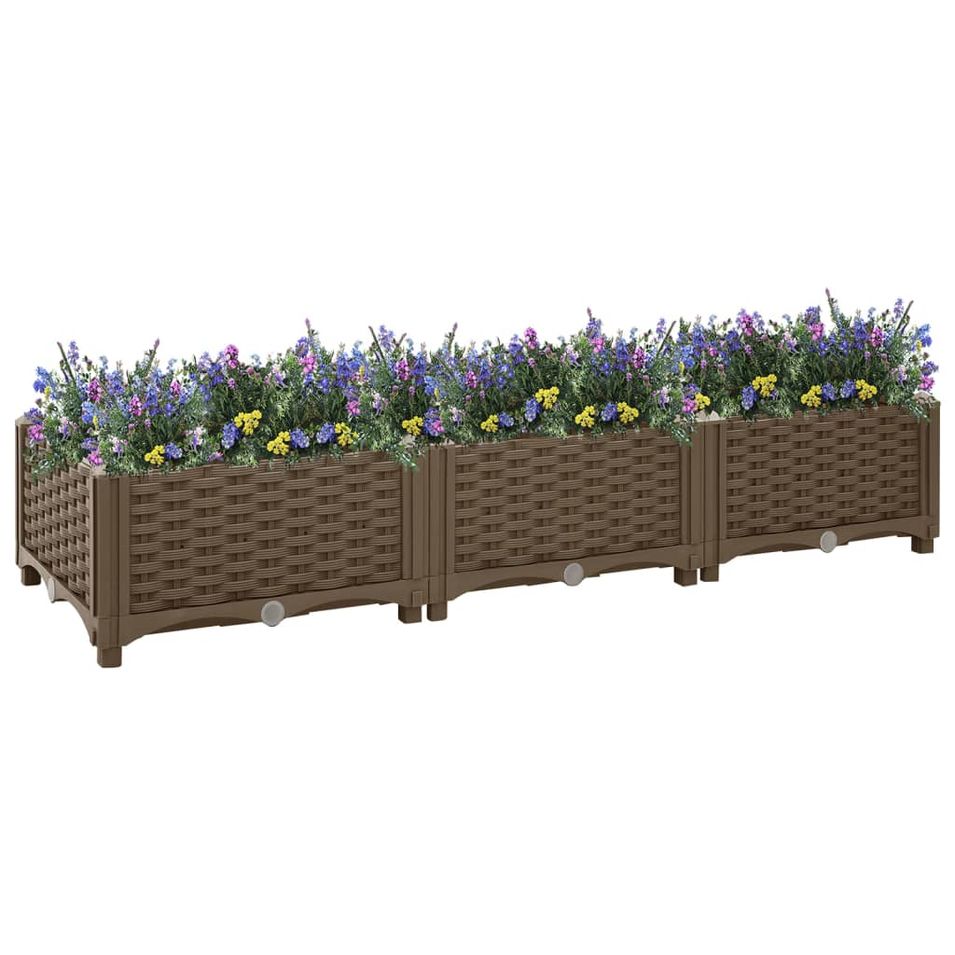 Jardinière 120x40x23 cm Polypropylène 3 - Photo n°1