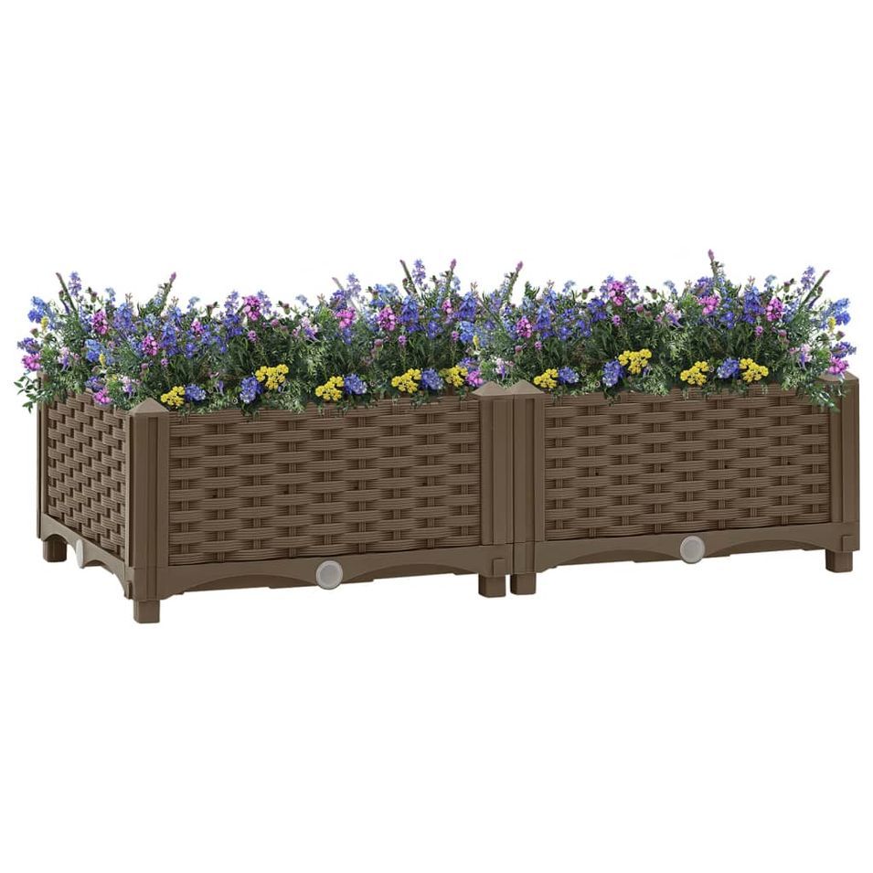 Jardinière 80x40x23 cm Polypropylène 3 - Photo n°1