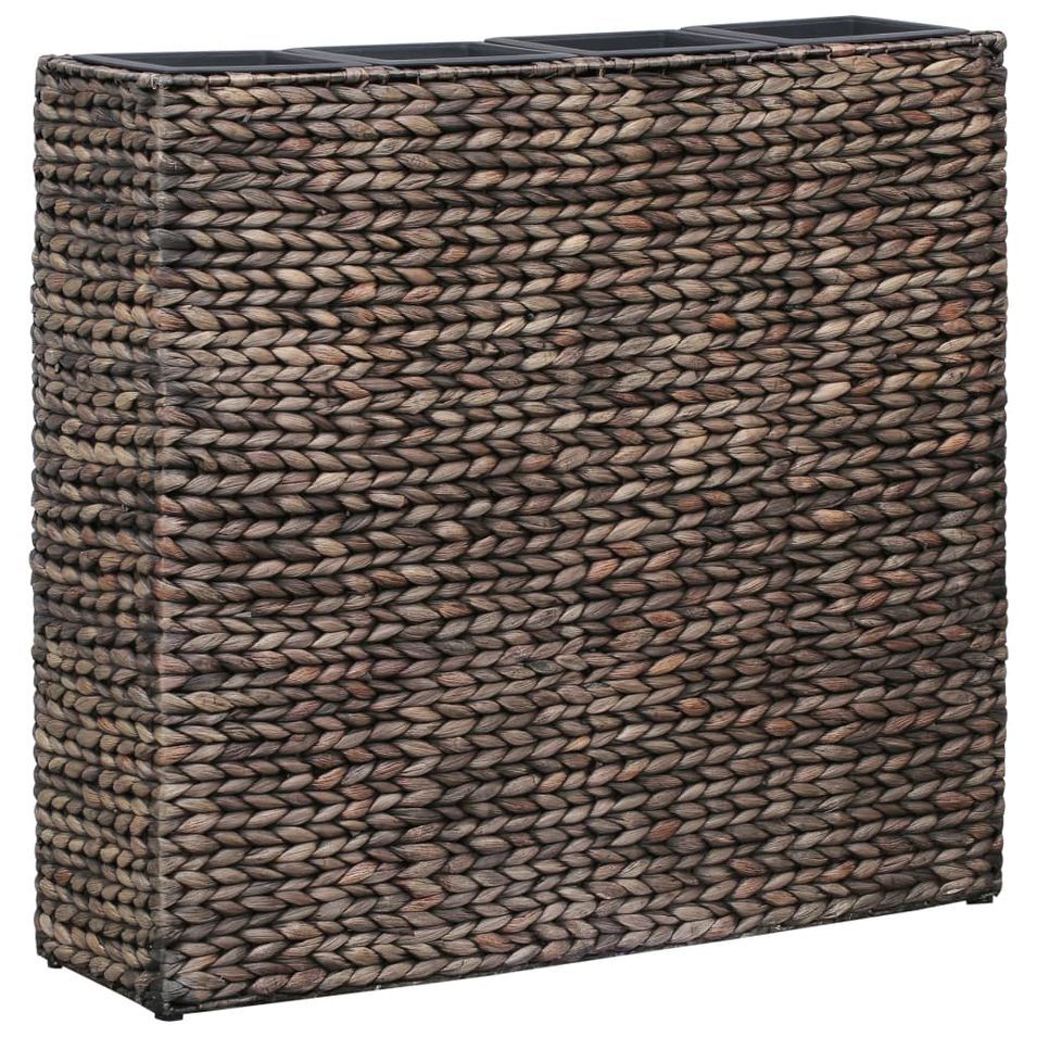 Jardinière avec 4 pots Jacinthe d'eau Marron - Photo n°1