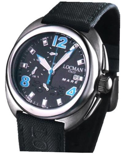 Locman Mare Chrono Titanium Date Wr 100m. Mineral Glass Cordura® Strap Wr 100m. 01330BK0005COK - Photo n°1