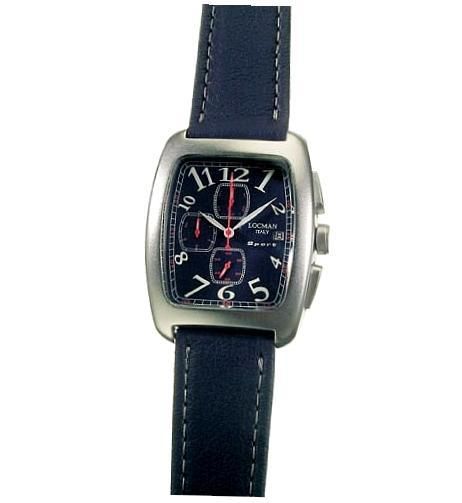 Locman Sport Aluminum Chrono Quartz 37mm 048700BL0002LSB - Photo n°1