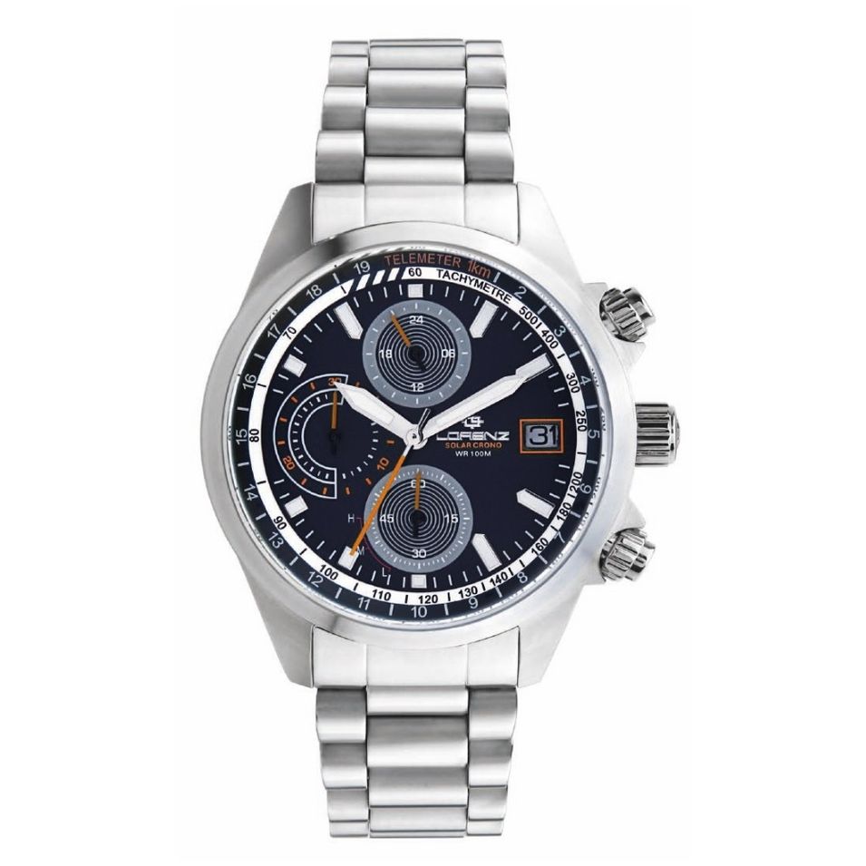 Lorenz Crono Solar Pilot Orange + Nato Extra Strap 030253DD - Photo n°1