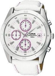 Lorus Concept - Chrono - Lady - Ss - White /silver - Strap RM327BX9 - Photo n°1