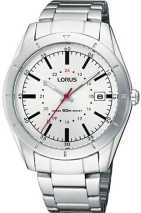 Lorus Sport - 3h - Gent - Ss - White - Bracelet RXH89FX9 - Photo n°1