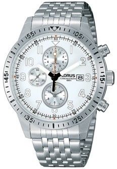 Lorus Sport - Chrono - Gent - Ss - Silver - Bracelet RF809DX9 - Photo n°1